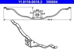 Ate Brake Caliper Spring For Audi A8 8R S8 Plus SQ5 4H0615269A. Fixed Price $18.61.