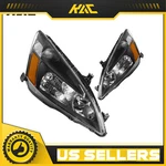 Kac Headlight Assembly For 2003-2007 Honda Accord Black Housing Amber. Fixed Price $78.99.