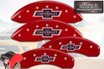 2014-2018 "chevrolet" Silverado 1500 Front + Rear Red Mgp Brake Caliper Covers. Fixed Price $299.99.
