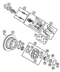 Genuine Mopar Disc Brake Caliper Assembly Right 68453100AB. Fixed Price $233.73.