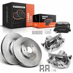 Front Disc Brake Rotors Pads Calipers Kit Honda Accord 2008-2011 2.4L Ex-l 8PC. Fixed Price $397.99.