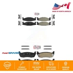 Front Rear Semi-metallic Disc Brake Pads Kit 1996 Ford F-150 KNF-101741. Fixed Price $89.81.