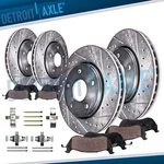 Front Rear Drilled Brake Rotors Pads For Chrysler 300 Magnum Challenger Charger. Fixed Price $282.12.