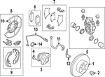 Genuine Nissan Disc Brake Caliper 44001-6GP2A. Fixed Price $407.54.