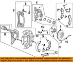Gm Oem 20-25 Sierra 2500 Hd Rear Suspension Brake Components-caliper 13544897. Fixed Price $158.29.