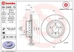 Brembo 09.C402.13 Brake Disc For Bmw. Fixed Price $194.13.