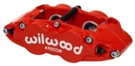 Wilwood Caliper-narrow Superlite 4R Red Fits 1.12/1.12IN Pistons 0.81IN Disc. Fixed Price $374.74.