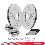 3.7L Front Drilled Slotted Brake Rotors Calipers For 2007-2013 Acura Mdx 330MM. Fixed Price $240.99.