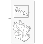 Genuine Ford Disc Brake Caliper DG9Z-2B120-A. Fixed Price $95.89.