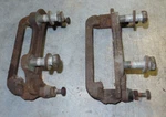1985-1987 Corvette Oem Caliper Brackets, Front, Complete, Gm 14085886. Fixed Price $89.99.