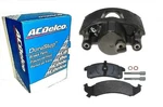 Disc Brake Caliper With Semi-metallic Pads Front Left Reman Acdelco 18R967. Fixed Price $49.96.