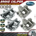 4 Pcs Brake Caliper With Bracket For Honda Pilot 2003-2008 Front And Rear Side. Fixed Price $177.79.