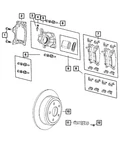 Genuine Mopar Disc Brake Caliper Assembly Remanufactured Right R8003778AB. Fixed Price $138.70.