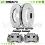 Front Brake Calipers Rotors Ceramic Pad Drilled Slot For 06-07 Chevy Monte Carlo. Fixed Price $164.87.