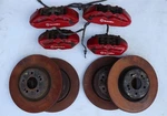 09-16 Genesis Coupe Turbo Front & Rear Brembo 4 Piston Brake Calipers Rotors. Fixed Price $686.86.