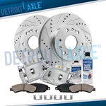 Front Drilled Rotors Brake Calipers & Pads For Gmc Silverado Sierra 1500. Fixed Price $323.56.