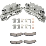Fits Gmc Sierra 2500 Hd 3500 2011-2017 Front Brake Calipers And Ceramic Pads. Fixed Price $173.92.