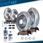 11.02'' Front And 9.13'' Rear Drilled Rotor Brake Pad For Vw Jetta Golf Beetle. Fixed Price $132.72.