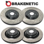 Front+rear Brakenetic Premium Slotted Rotors Hellcat Srt W/6 Piston Brembo. Fixed Price $757.52.