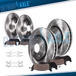 11.81" Front And 11.02" Rear Disc Rotors Brake Pads For Volvo C30 C70 S40 V50. Fixed Price $166.73.