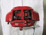 Maserati Quattroporte, Rh, Right Front Brake Caliper, Red, Used, P/n 201298. Fixed Price $250.00.
