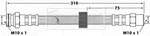 Borg & Beck BBH7188 Brake Hose Front Right Left For Braking System Fits Vw Jetta. Fixed Price $16.14.