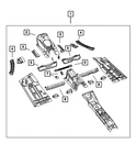 Genuine Mopar Front Side Rail Extension Right 68043924AA. Fixed Price $38.96.