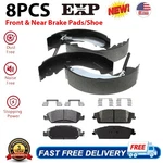 Brake Pads+drum Shoes For Chevrolet Silverado 1500 Gmc Front Rear Ceramic. Fixed Price $49.56.