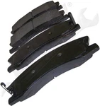 Apdty 172290 Disc Brake Pad Set; Front Left & Right; Akebono; Replaces 5093183AD. Fixed Price $62.80.