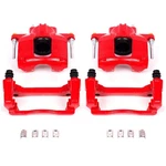 Power Stop S5044 Front Pair Of High-temp Red Powder Coated Calipers. Fixed Price $200.00.