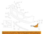 Mazda Oem 19-25 3 Front Bumper Grille Components-air Guide BDTT50A20B. Fixed Price $173.23.