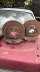 Z32 Nissan 300ZX Front Brake Calipers W/ Pads & Rotors - Left And Right. Fixed Price $250.00.