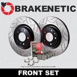 Front Brakenetic Gt Slot Rotors + Ceramic Pads SRT8 W/brembo 55.58003.31. Fixed Price $388.41.