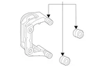 Genuine Mercedes-benz Brake Carrier 167-423-60-00. Fixed Price $285.20.
