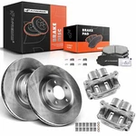 A-premium Pair Front Brake Rotors & Pads + Caliper Lincoln Mkx Ford. Fixed Price $320.02.