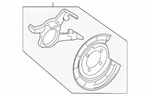 Genuine Ford Disc Brake Caliper Bracket CL8Z-2B540-A. Fixed Price $244.89.