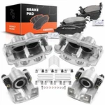 A-premium 12XFRONT & Rear Pad+brake Caliper Ford F-150 2004 4L3Z2200AB. Fixed Price $317.99.