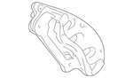 Genuine Ford Disc Brake Caliper 3W4Z-2B120-AB. Fixed Price $85.67.