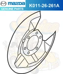 2013-16 MAZDA3 MAZDA6 CX-5 Engine Splash Shield Guard K011-26-261A. Fixed Price $27.25.