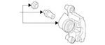 Genuine Mercedes-benz Fixed Caliper 223-421-63-00. Fixed Price $583.75.