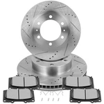 Front Brake Drilled & Slotted Rotors Ceramic Pads For Toyota 4RUNNER 2003-2009. Fixed Price $98.75.