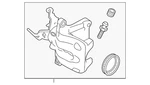 Genuine Volkswagen Disc Brake Caliper 3Q0-615-423-E-SL7. Fixed Price $335.02.