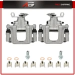 Rear Brake Calipers W/ Bracket Single Piston 2PCS For 2009-2012 Dodge Journey. Fixed Price $80.35.