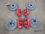 2022 C8 Corvette Front & Rear Brake Calipers Rotors Red 1131949. Fixed Price $1344.99.