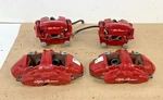 2017 Alfa Romeo Giulia Brembo Brake Caliper Set Red Front & Rear Oem. Fixed Price $750.00.