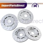 Front Rear Brake Rotors For Alfa Romeo Giulia Stelvio Quadrifoglio 2017-2021 Us. Fixed Price $436.99.