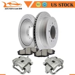 Rear Brake Rotors Ceramic Pads Calipers For Toyota Sequoia Tundra 2008-2017. Fixed Price $167.68.