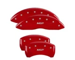 Caliper Covers Set Of 4: Red Finish, Silver Bmw- MGP-22226SMGPRD. Fixed Price $249.99.