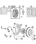 Genuine Mopar Disc Brake Caliper Assembly Left Front 68002159AA. Fixed Price $528.55.