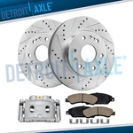 Front Drilled Rotors Right Caliper Brake Pads Kit For Silverado 1500 Yukon Tahoe. Fixed Price $216.93.